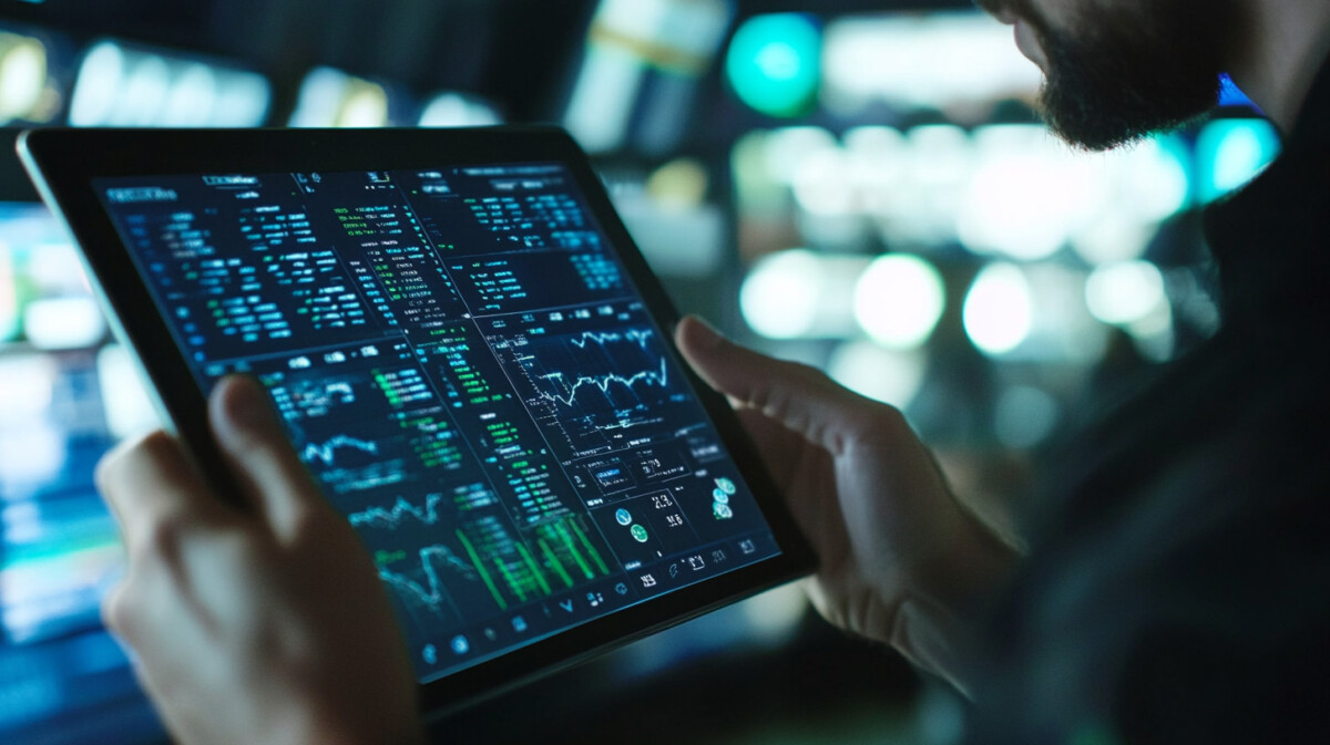 A tablet showcasing sports analytics and iGaming statistics for Brazil’s dynamic betting market.