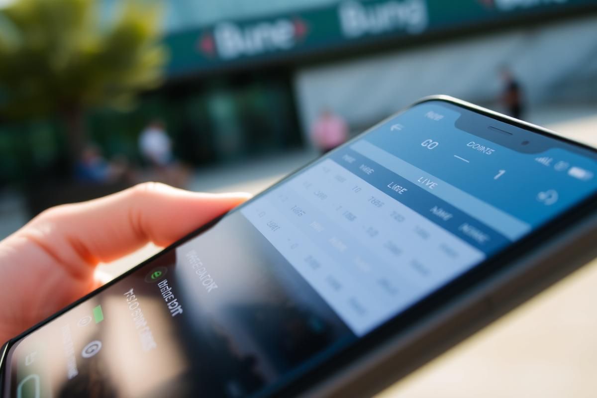 A sportsbook interface displayed on a smartphone screen with live betting odds.